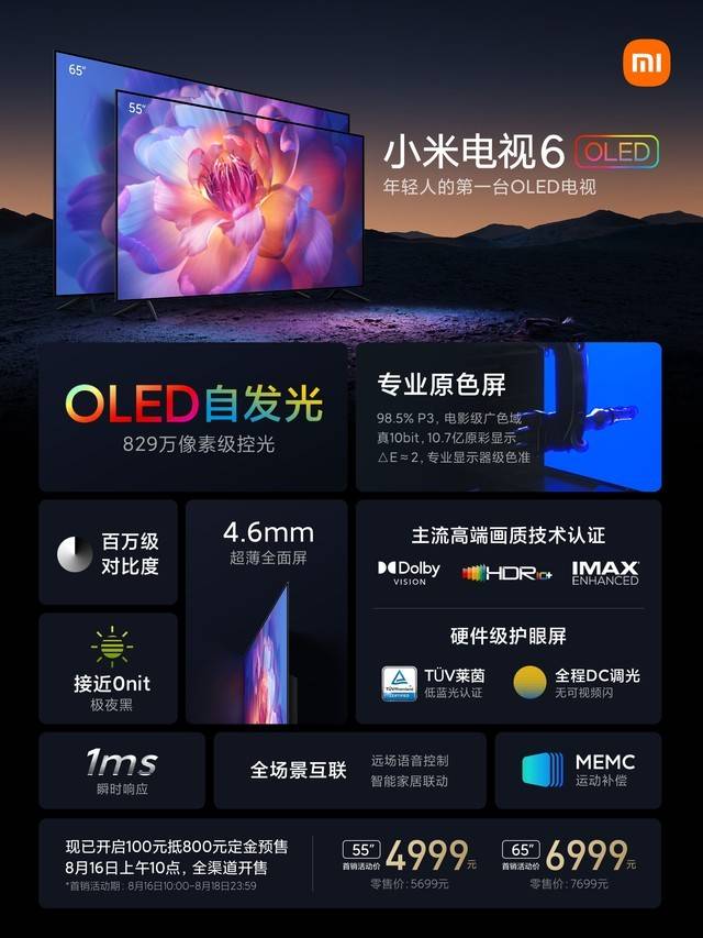 五千块钱OLED电视带回家！小米凭啥能卖这么便宜？ 